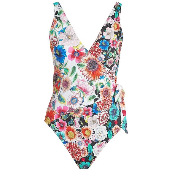 Johnny Was Mirror and Evening Palace Wrap 1-Piece Swimsuit Sz S NWT $225 - Picture 11 of 11